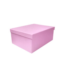 Light pink cardstock gift box