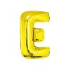 Gold Air Fill Letter E Balloon