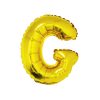 Gold Air Fill Letter G Balloon
