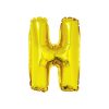 Gold Air Fill Letter H Balloon