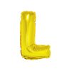 Gold Air Fill Letter L Balloon