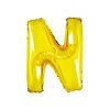 Gold Air Fill Letter N Balloon