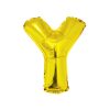 Gold Air Fill Letter Y Balloon