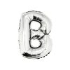 Silver Air Fill Letter B Balloon