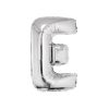 Silver Air Fill Letter E Balloon