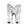 Silver Air Fill Letter M Balloon