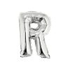Silver Air Fill Letter R Balloon