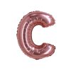 Rose Gold Air Fill Letter C Balloon
