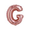 Rose Gold Air Fill Letter G Balloon