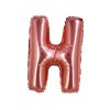 Rose Gold Air Fill Letter H Balloon