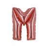 Rose Gold Air Fill Letter M Balloon