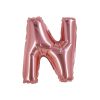 Rose Gold Air Fill Letter N Balloon