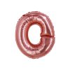 Rose Gold Air Fill Letter O Balloon