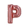Rose Gold Air Fill Letter P Balloon