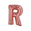 Rose Gold Air Fill Letter R Balloon