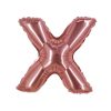 Rose Gold Air Fill Letter X Balloon