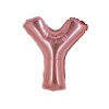 Rose Gold Air Fill Letter Y Balloon