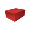 Red cardstock gift box