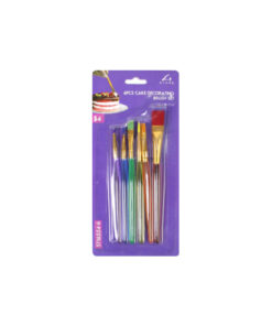 Cake decorating brush set in pack of 6 pieces