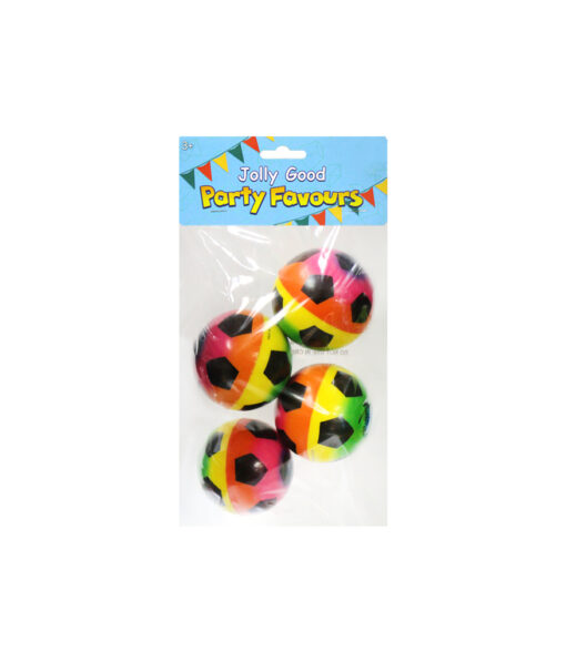 Rainbow soccer STRESS Balls 4pk LookSharpStore