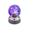 Disco ball lamp in purple colour