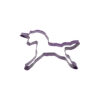 Unicorn shaped cookie cutter