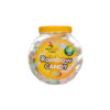 Assorted rainbow candy coming in jar of approximately 40 pieces and 500g