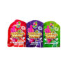 Popping candy with lollipop in strawberry, grape, and watermelon flavours