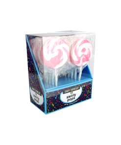 Swirly pops in individual packaging coming in pack of 10 and pink and white colour