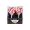 Swirly pops in individual packaging coming in pack of 10 and pink and white colour