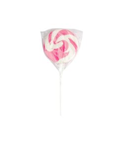 Swirly pops in individual packaging coming in pack of 10 and pink and white colour