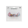 Face decal rhinestones in rainbow colour