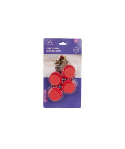 Red Paper Cupcakes Cups 120pc 7.5cm