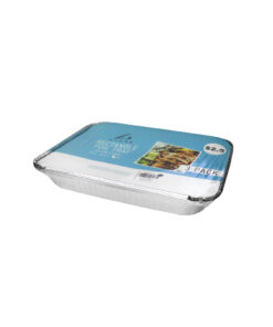 Rectangle Foil Tray 3pk 323x265x48mm