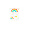 Iridescent Rainbow Paper Cups 12pc 9oz