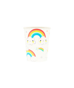 Iridescent Rainbow Paper Cups 12pc 9oz