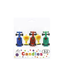 Race Car Candles 5pk