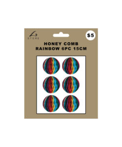 Alternative view of Rainbow Honeycomb Set 15cm