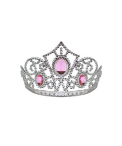Pink Gem Plastic Tiara