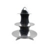 Silver 3 Tier Cupcake Stand