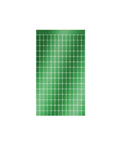 Green Square Foil Backdrop 1x2m