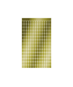 Gold Square Foil Backdrop 1x2m