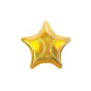 Gold Holo Glitter Star Foil Balloon 18in