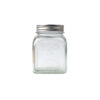 Small Glass Storage Jar With Tin Lid