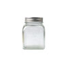 Small Glass Storage Jar With Tin Lid