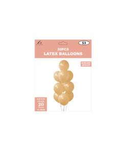 Alternative view of Apricot Morandi Latex Balloons 12inch 20pk