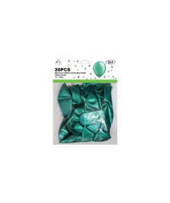 Alternative view of Green Metallic Latex Balloons 12inch 20pk