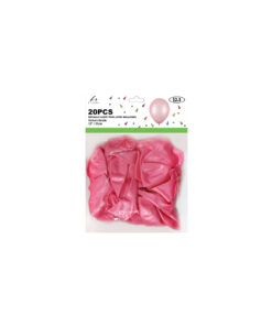 Alternative view of Pink Metallic Latex Balloons 12inch 20pk