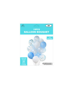 Alternative view of Blue First Birthday Balloon Bouquet 15pc