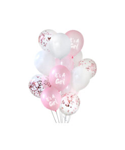 It's A Girl Balloon Bouquet 15pc